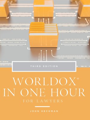 cover image of Worldox in One Hour for Lawyers